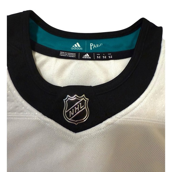 San Jose Sharks 2019 All Star Game Adidas Parley Jersey Size 52 Brent‎ Burns #88 - Picture 3 of 5